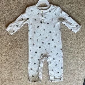 Janie and Jack one piece union suit 6-12 months multicolor